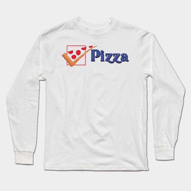 Pizza for President Long Sleeve T-Shirt by kookylove